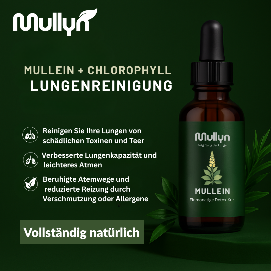 Mullyn® Königskerze + Chlorophyll LUNGEN-ENTGIFTUNG