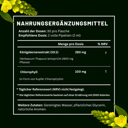 Mullyn® Königskerze + Chlorophyll LUNGEN-ENTGIFTUNG